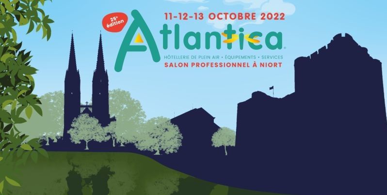 Bannière salon Atlantica - Niort 2022 le 11-12-13 octobre 2022
