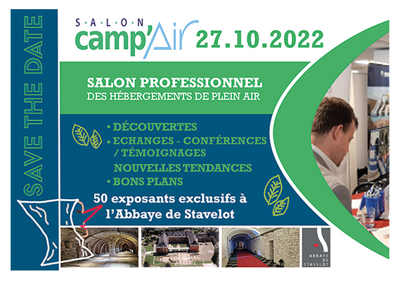 Kalysse, spécialiste des blocs sanitaires camping présent au salon Camp'air - Belgique - Février 2023